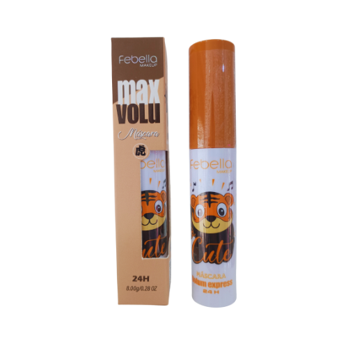 Máscara de Cílios Max Volu 24H Febella Makeup – Volume Intenso 8g 1 Máscara de Cílios Max Volu 24H Febella Makeup – Volume Intenso 8g