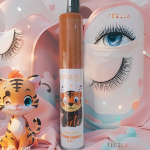 Máscara de Cílios Max Volu 24H Febella Makeup – Volume Intenso 8g 2 Máscara de Cílios Max Volu 24H Febella Makeup – Volume Intenso 8g - Imagem 2