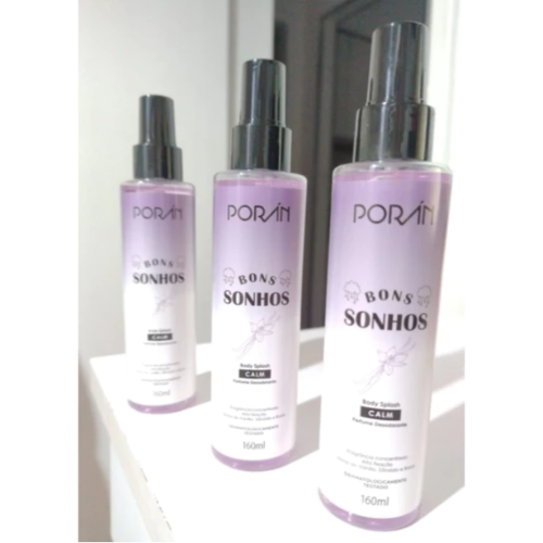 Body Splash Calm Bons Sonhos Porán 160ml Perfume Desodorante 2 Body Splash Calm Bons Sonhos Porán 160ml Perfume Desodorante - Imagem 2