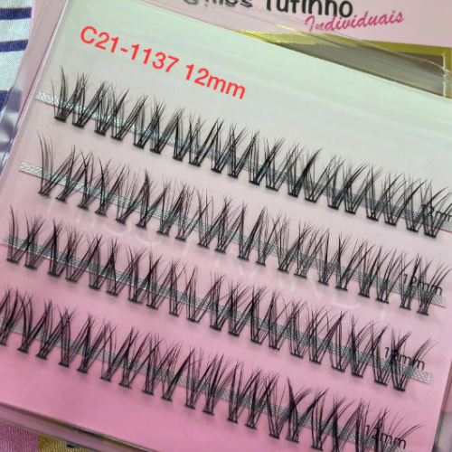 Cílios Postiços Tufinho Miss Frandy Soft Natural 12mm 3 Cílios Postiços Tufinho Miss Frandy Soft Natural 12mm - Imagem 3