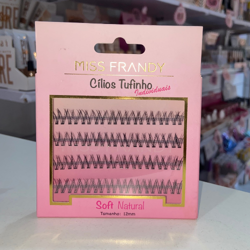 Cílios Postiços Tufinho Miss Frandy Soft Natural 12mm 4 Cílios Postiços Tufinho Miss Frandy Soft Natural 12mm - Imagem 4