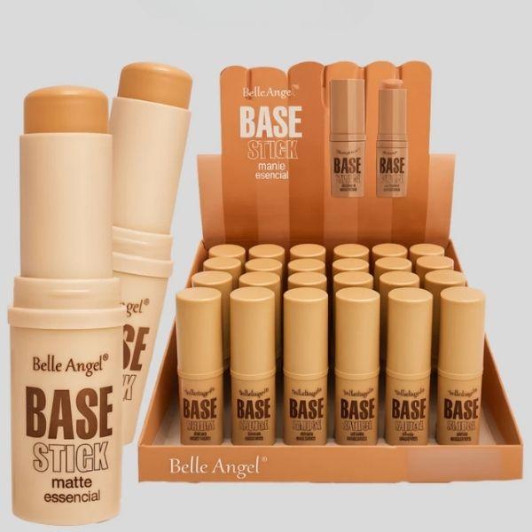 Base Stick Matte Essencial Belle Angel | Cobertura Média a Alta com Vitamina E 3 Base Stick Matte Essencial Belle Angel | Cobertura Média a Alta com Vitamina E - Imagem 3