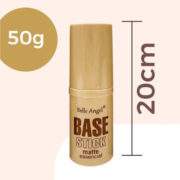 Base Stick Matte Essencial Belle Angel | Cobertura Média a Alta com Vitamina E 5 Base Stick Matte Essencial Belle Angel | Cobertura Média a Alta com Vitamina E - Imagem 5