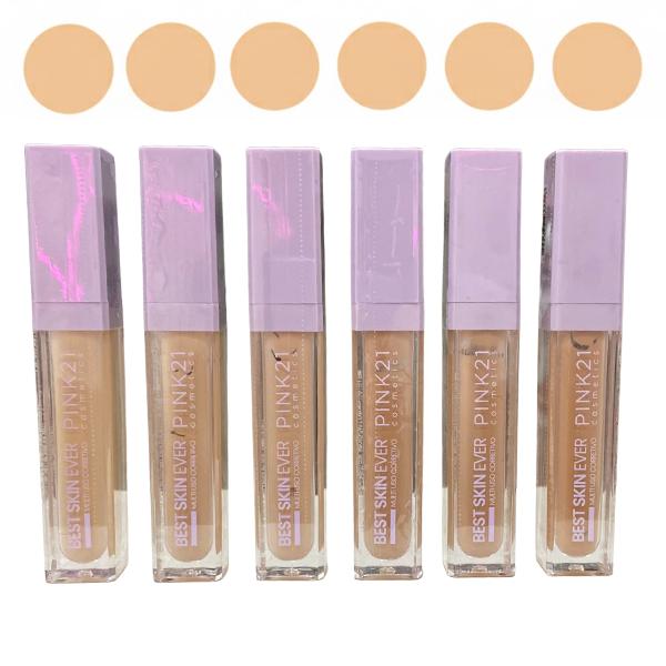 Corretivo Pink 21 Best Skin Ever Multiuso Alta Cobertura 13 Corretivo Pink 21 Best Skin Ever Multiuso Alta Cobertura - Imagem 13