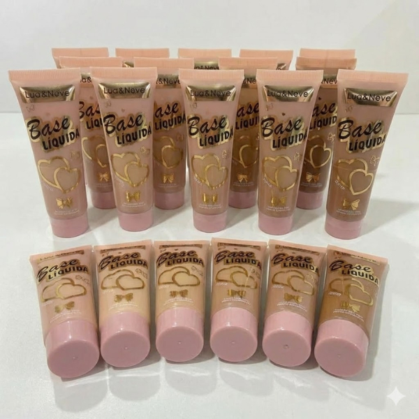 Base Liquida Lua & Neve Matte Alta Cobertura Resistente a Água 2 Base Liquida Lua & Neve Matte Alta Cobertura Resistente a Água - Imagem 2