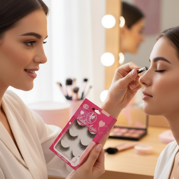 Cílios Postiços Ruby Anjo 6D Kit com 3 Pares Efeito Volume Russo Profissional 7 Cílios Postiços Ruby Anjo 6D Kit com 3 Pares Efeito Volume Russo Profissional - Imagem 7