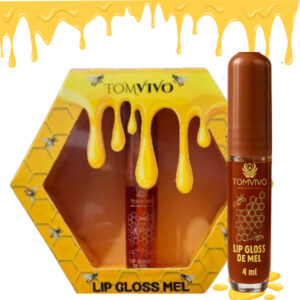 Lip Gloss Mel Tom Vivo – Brilho Labial Hidratante e Acabamento Natural