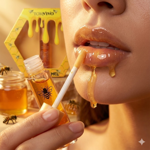 Lip Gloss Mel Tom Vivo – Brilho Labial Hidratante e Acabamento Natural 7 Lip Gloss Mel Tom Vivo – Brilho Labial Hidratante e Acabamento Natural - Imagem 7