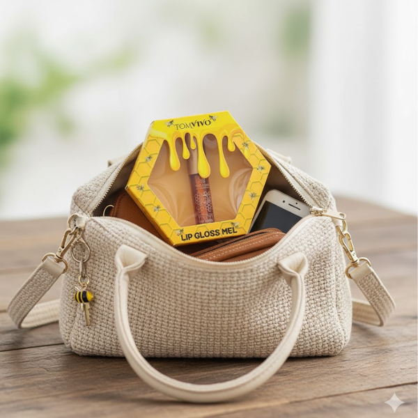 Lip Gloss Mel Tom Vivo – Brilho Labial Hidratante e Acabamento Natural 8 Lip Gloss Mel Tom Vivo – Brilho Labial Hidratante e Acabamento Natural - Imagem 8