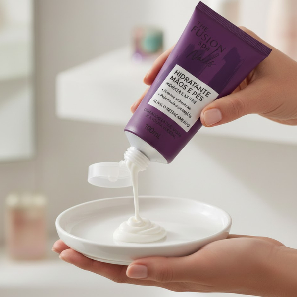 Hidratante Mãos e Pés The Fusion Spa Nails 100ml Previne Rachaduras 4 Hidratante Mãos e Pés The Fusion Spa Nails 100ml Previne Rachaduras - Imagem 4