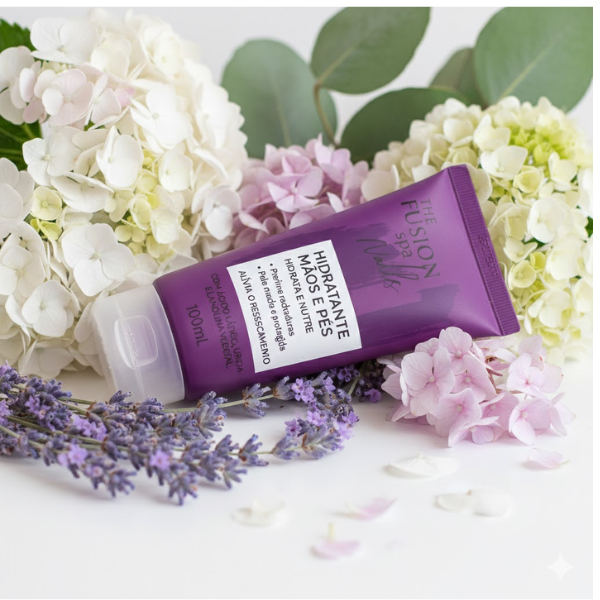 Hidratante Mãos e Pés The Fusion Spa Nails 100ml Previne Rachaduras 6 Hidratante Mãos e Pés The Fusion Spa Nails 100ml Previne Rachaduras - Imagem 6