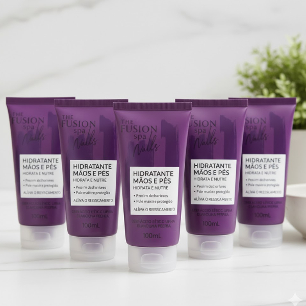 Hidratante Mãos e Pés The Fusion Spa Nails 100ml Previne Rachaduras 8 Hidratante Mãos e Pés The Fusion Spa Nails 100ml Previne Rachaduras - Imagem 8